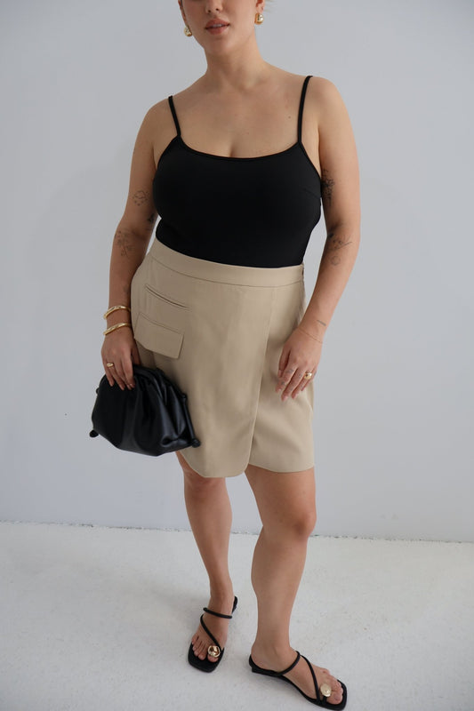 CALIE SKIRT COFFEE - Fayt The Label