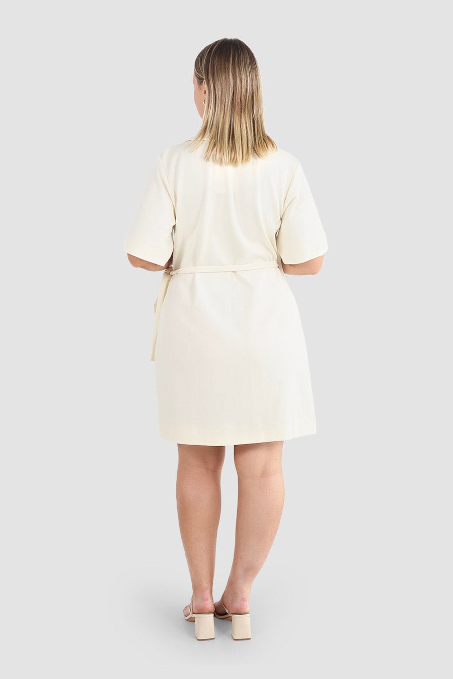 CASA WRAP DRESS MILK - Fayt The Label