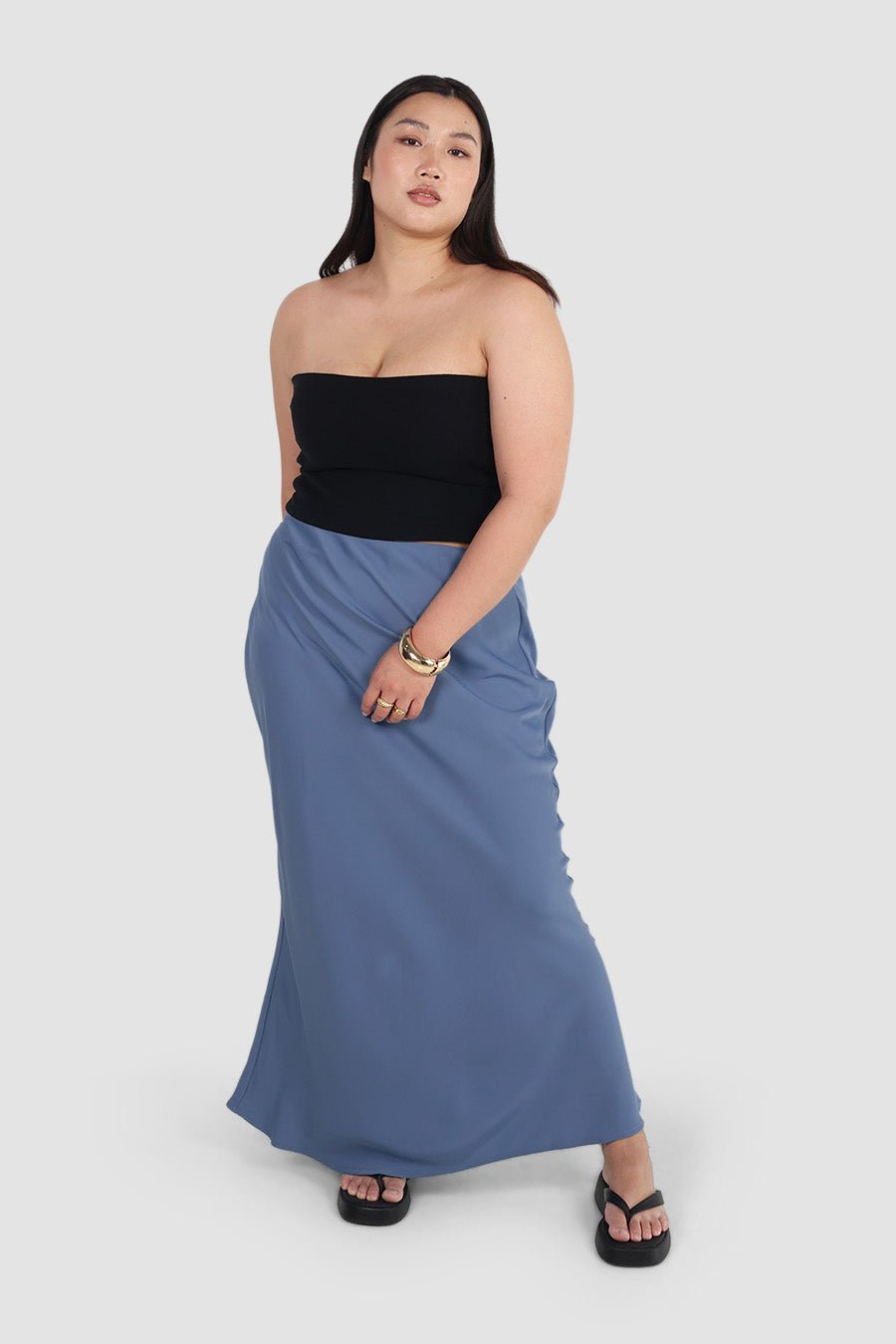 CELENE SKIRT BLUE - Fayt The Label