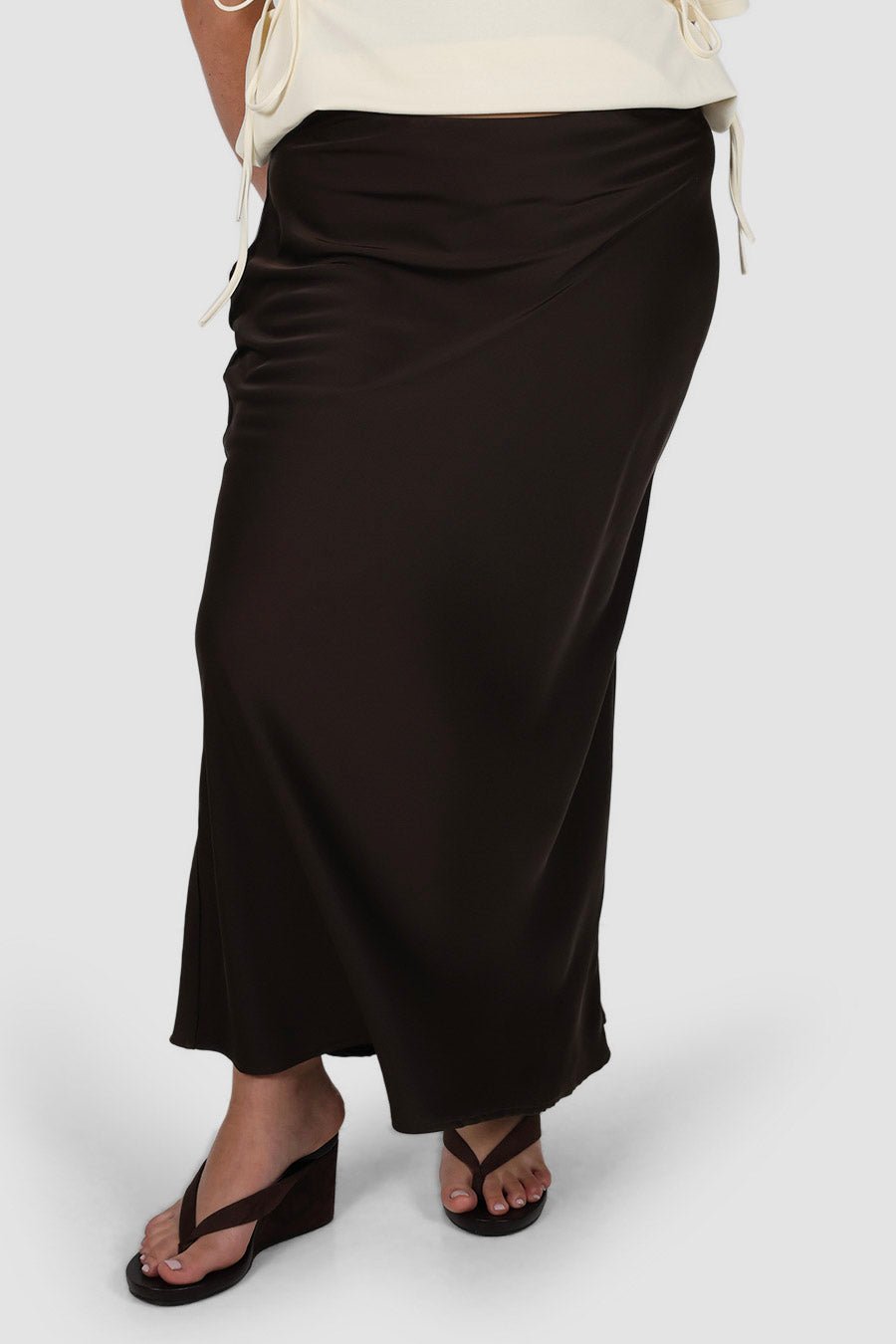 CELENE SKIRT CHOCOLATE - Fayt The Label