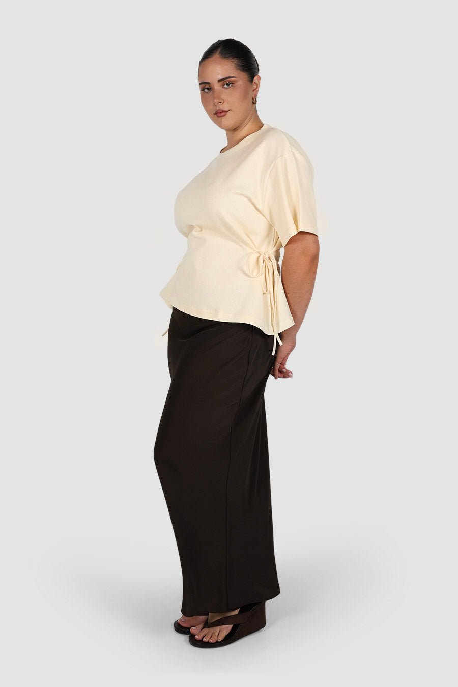 CELENE SKIRT CHOCOLATE - Fayt The Label