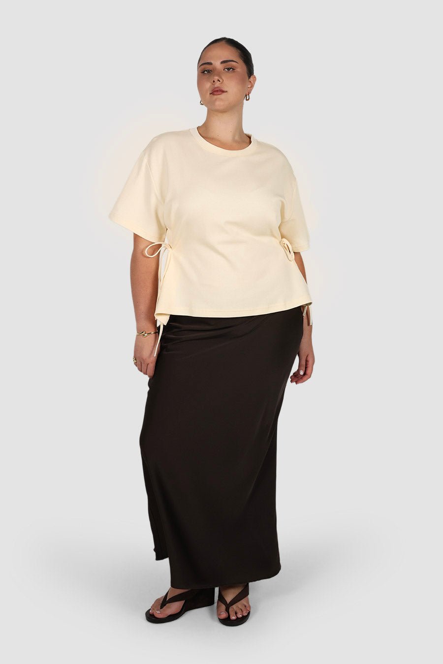 CELENE SKIRT CHOCOLATE - Fayt The Label