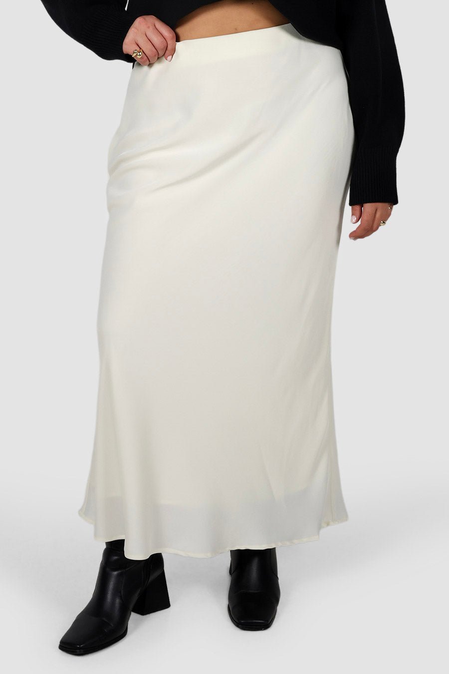 CELENE SKIRT IVORY - Fayt The Label