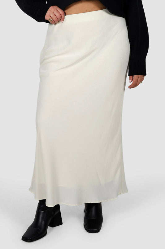 CELENE SKIRT IVORY - Fayt The Label