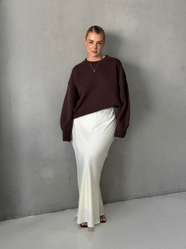 CELENE SKIRT IVORY - Fayt The Label