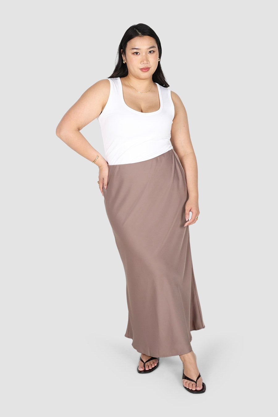 CELENE SKIRT MOCHA - Fayt The Label