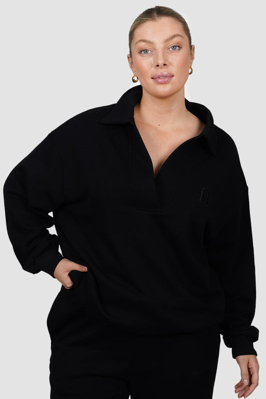 COLLAR CREW BLACK - Fayt The Label