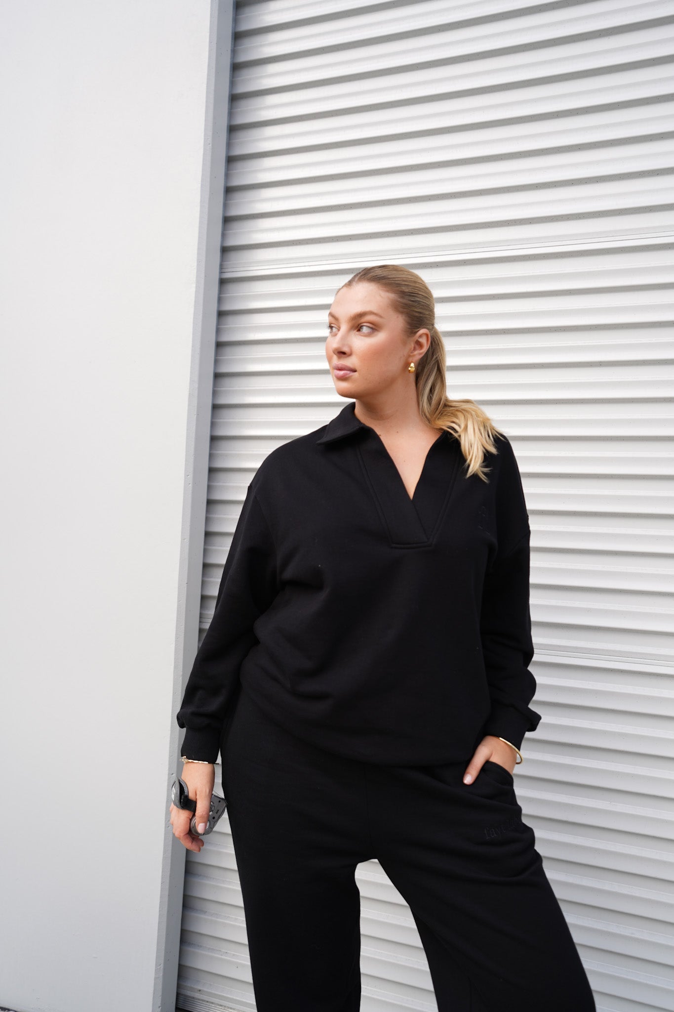 COLLAR CREW BLACK - Fayt The Label