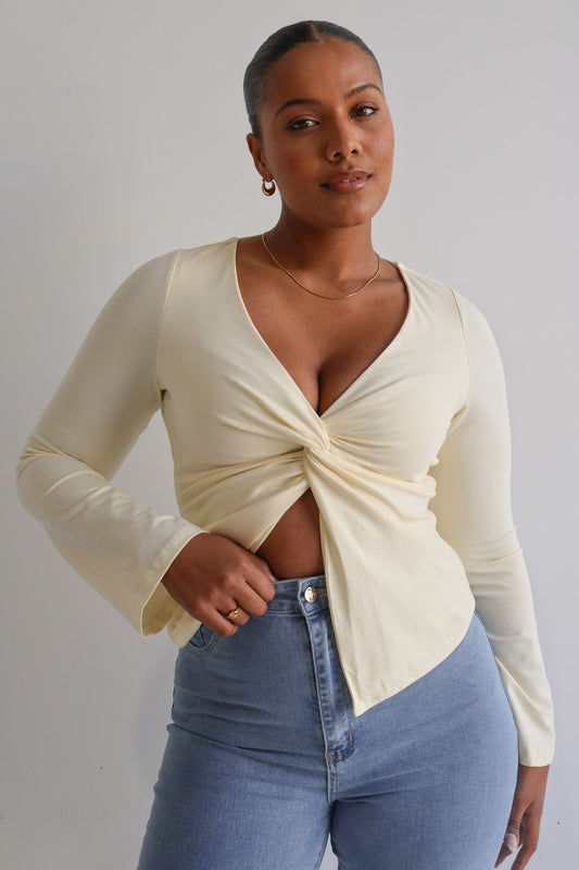 COLT L/S TWIST TOP SOFT BUTTER - Fayt The Label