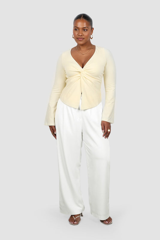 COLT L/S TWIST TOP SOFT BUTTER - Fayt The Label