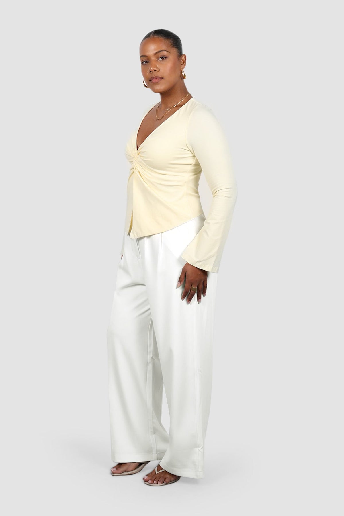 COLT L/S TWIST TOP SOFT BUTTER - Fayt The Label