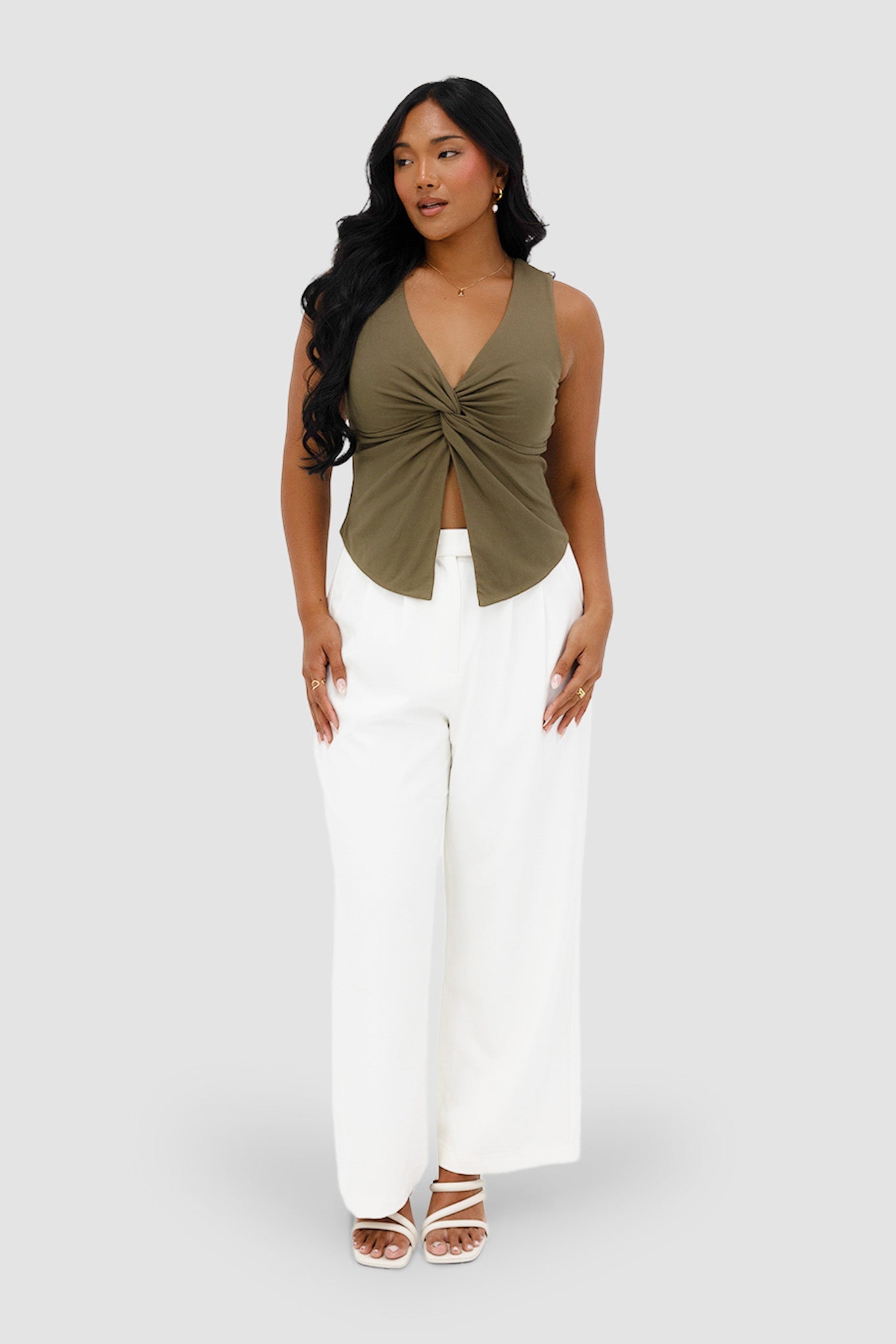 COLT TWIST TOP OLIVE - Fayt The Label