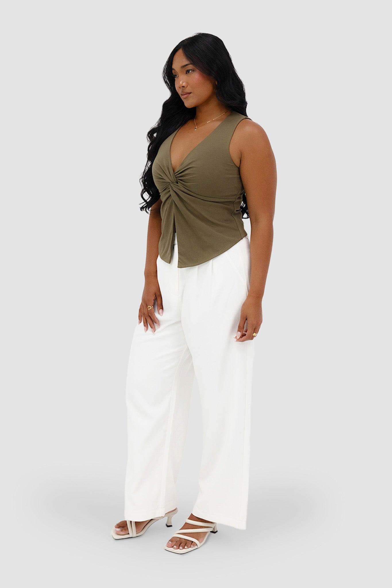 COLT TWIST TOP OLIVE - Fayt The Label