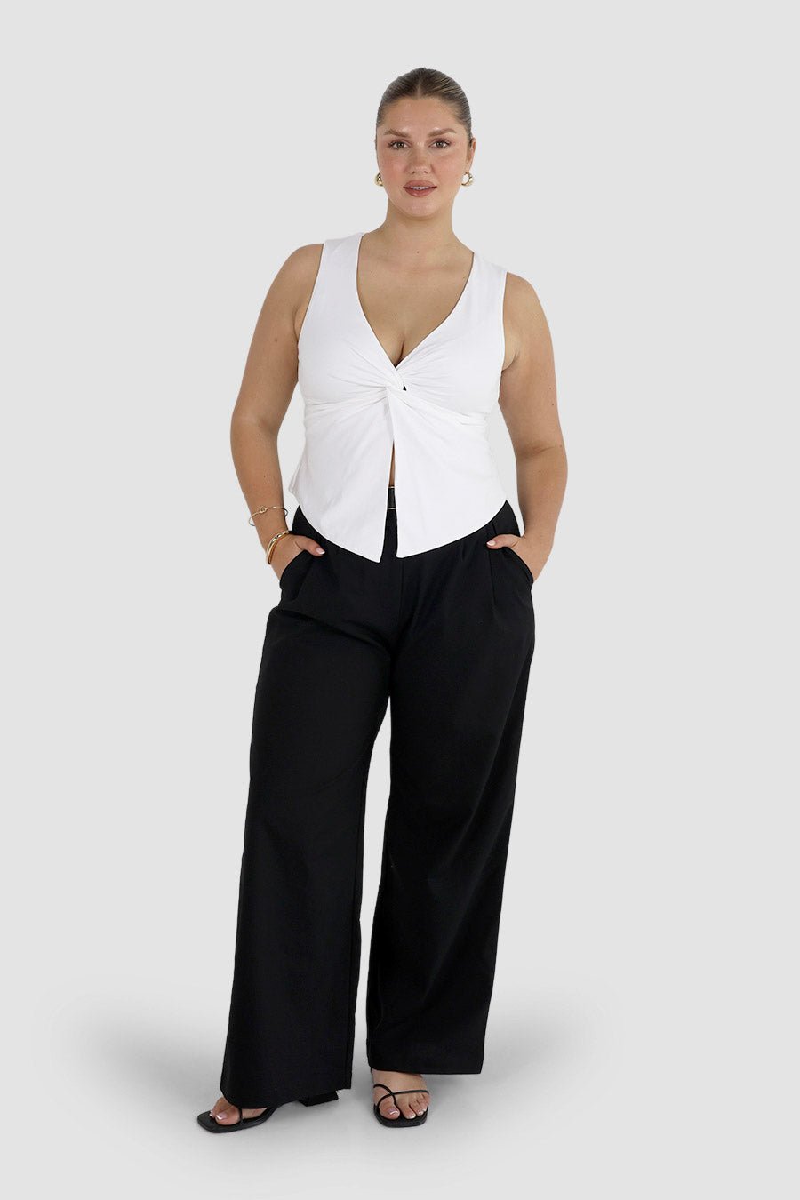 COLT TWIST TOP WHITE - Fayt The Label