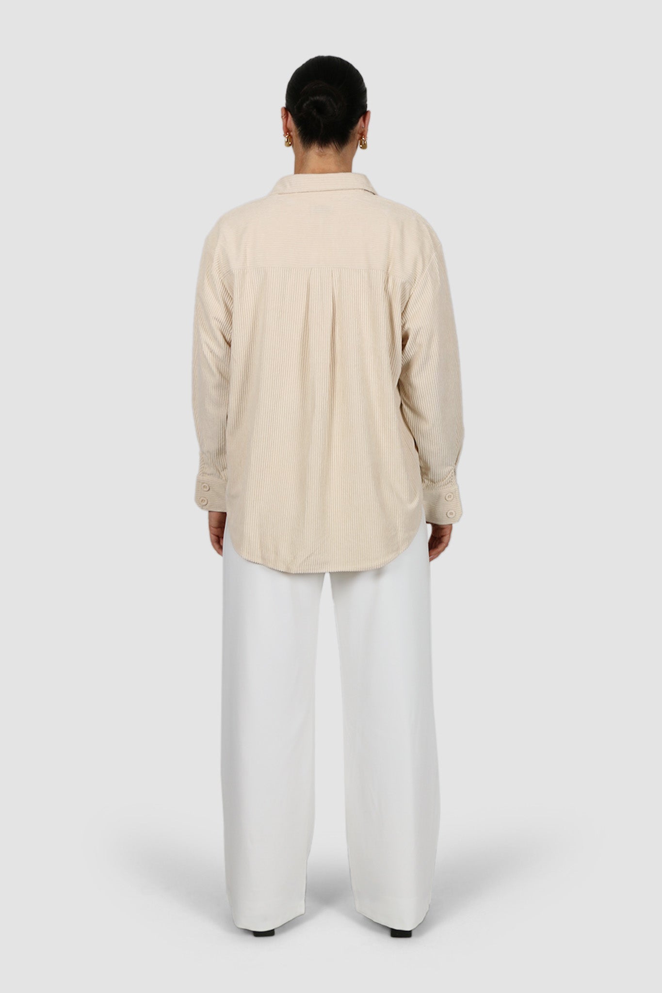 COLTER CORDUROY SHIRT VANILLA - Fayt The Label