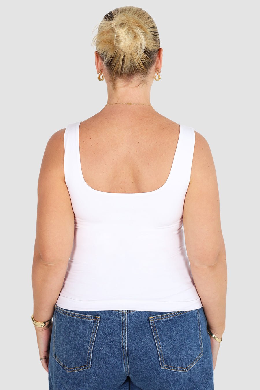 CORE BUTTERY TANK WHITE - Fayt The Label