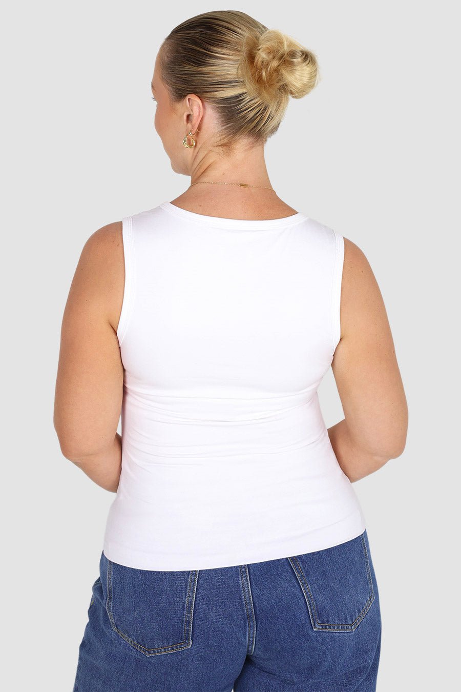 CORE BUTTERY V TANK WHITE - Fayt The Label