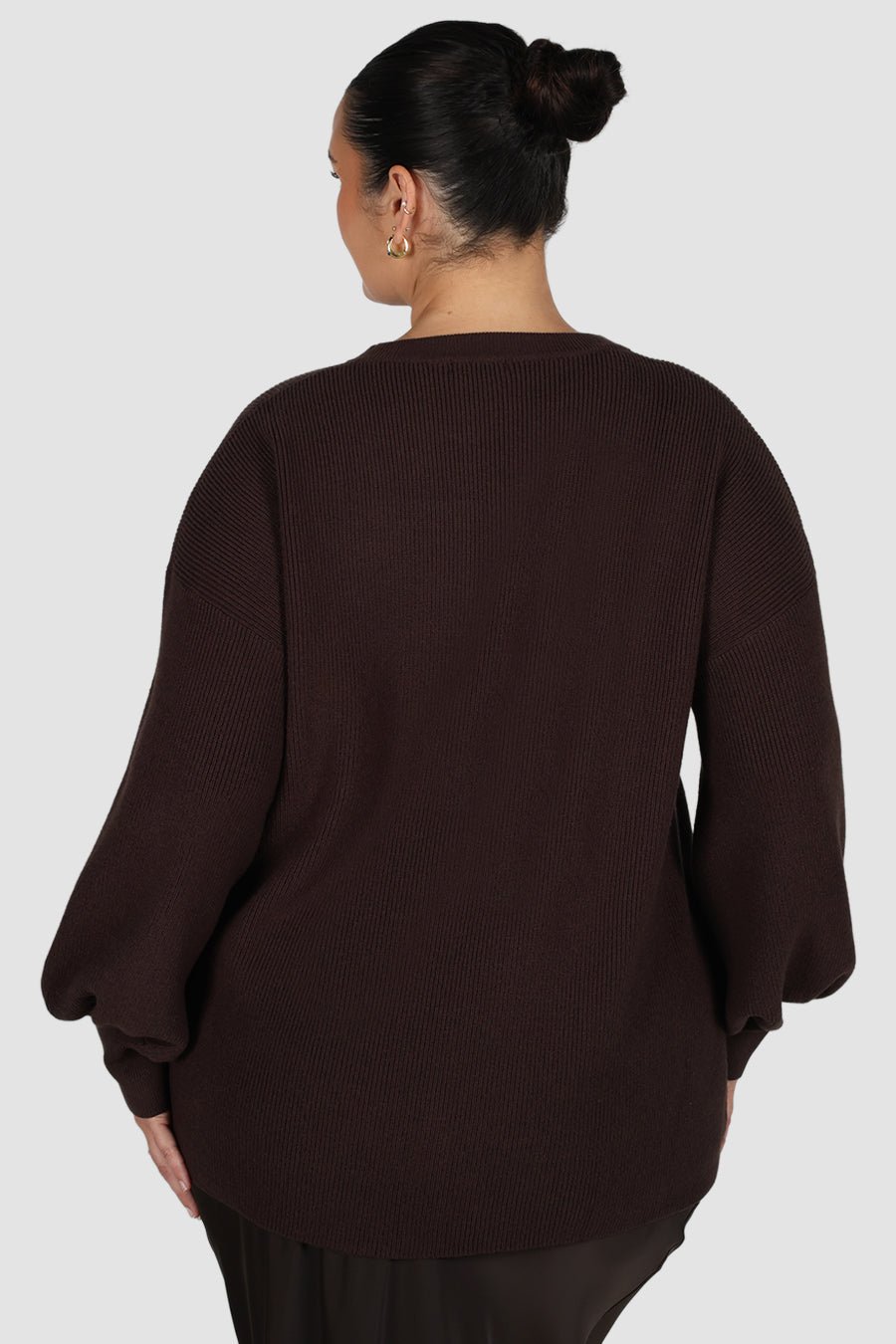 CORLEN OVERSIZED KNIT ESPRESSO - Fayt The Label