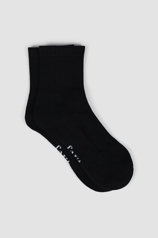 CREW SOCK BLACK - Fayt The Label
