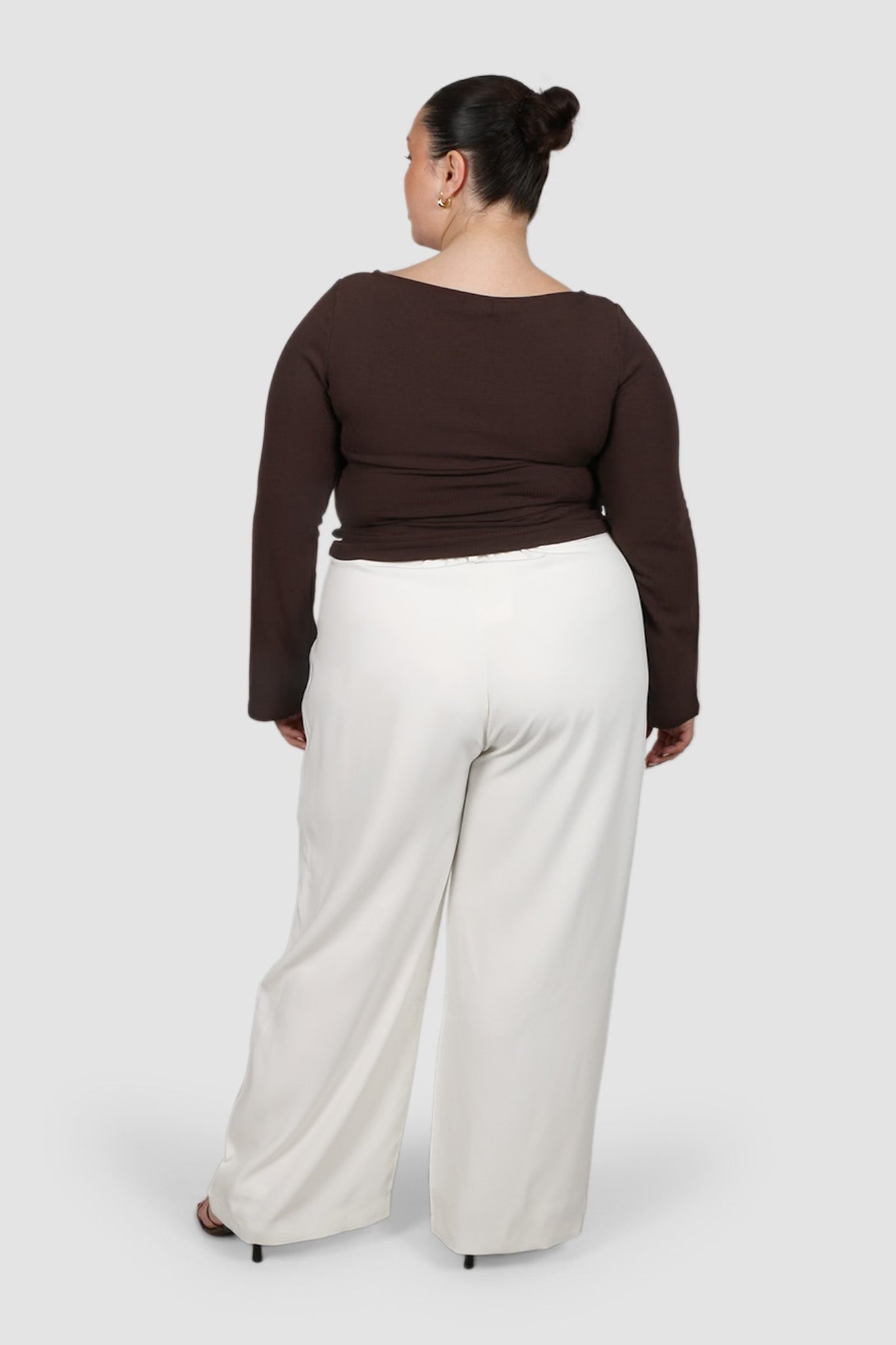 DAKOTA RIBBED TOP ESPRESSO - Fayt The Label