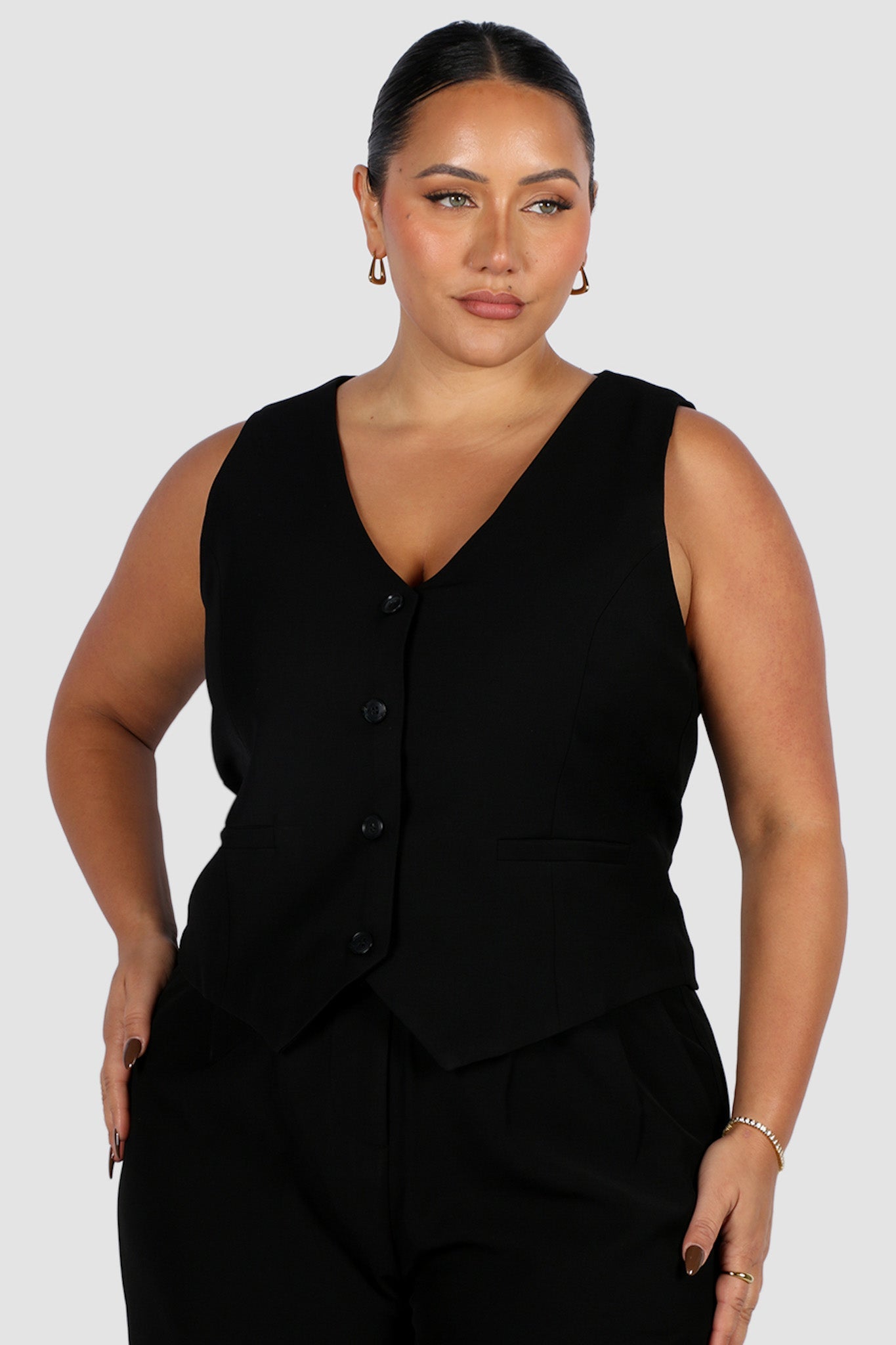 DIEGO VEST BLACK - Fayt The Label