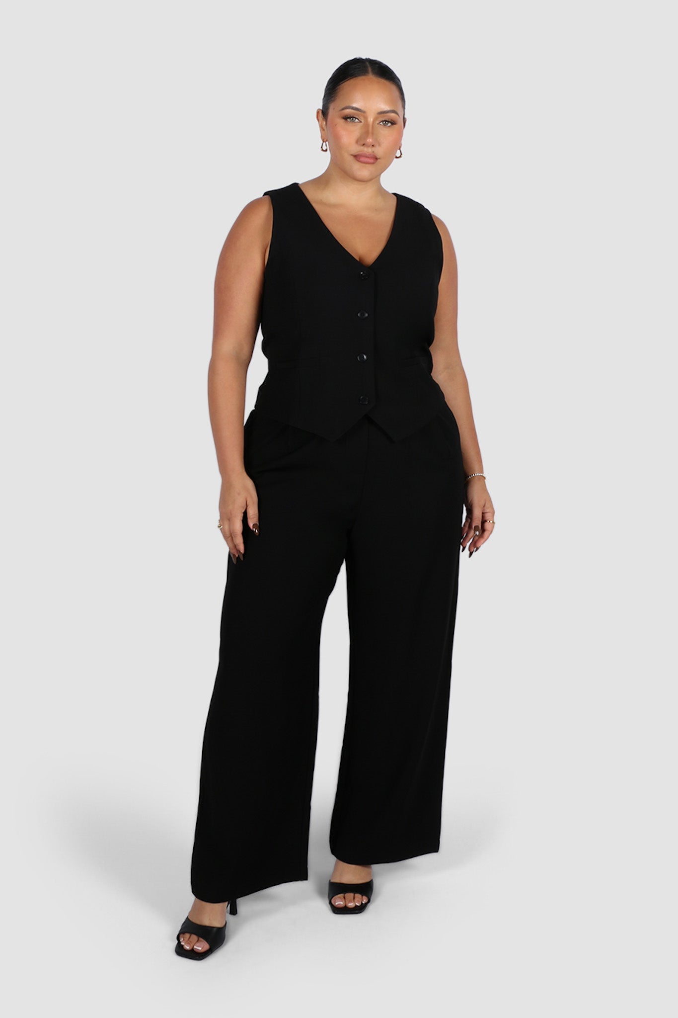 DIEGO VEST BLACK - Fayt The Label
