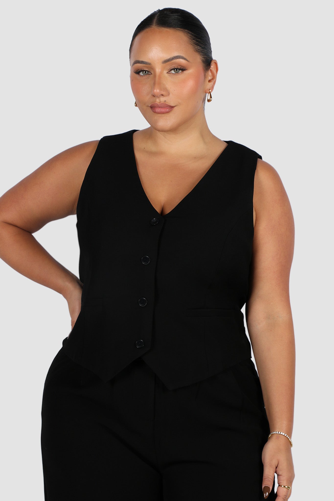 DIEGO VEST BLACK - Fayt The Label
