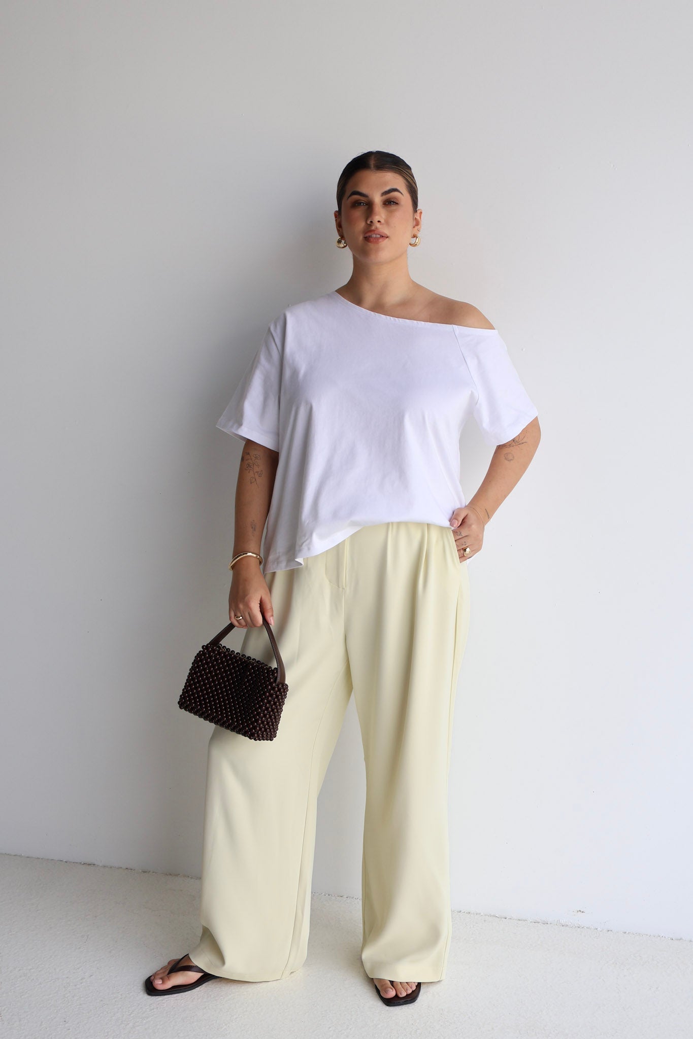 DOWNTOWN PANT BABY YELLOW - Fayt The Label