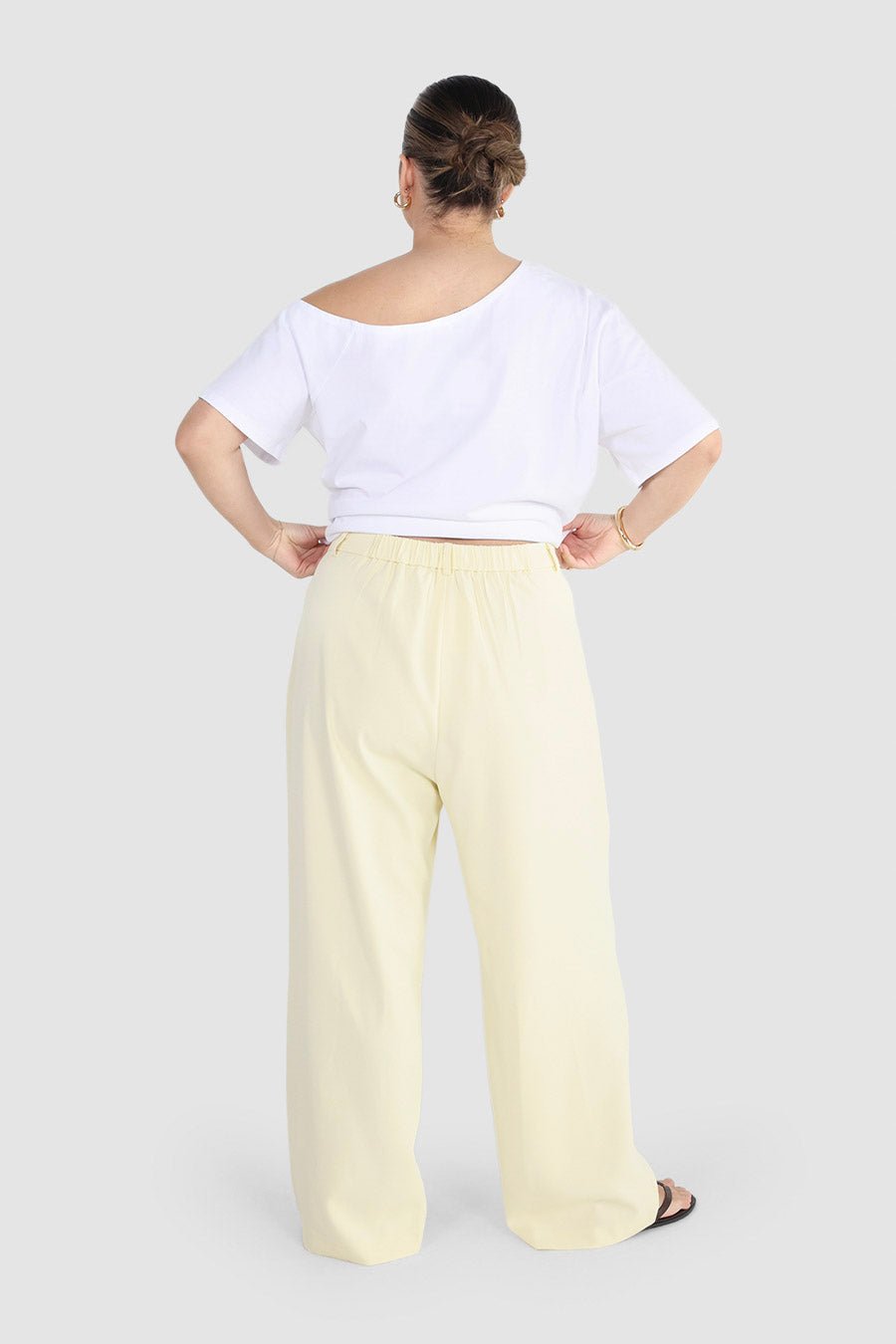 DOWNTOWN PANT BABY YELLOW - Fayt The Label