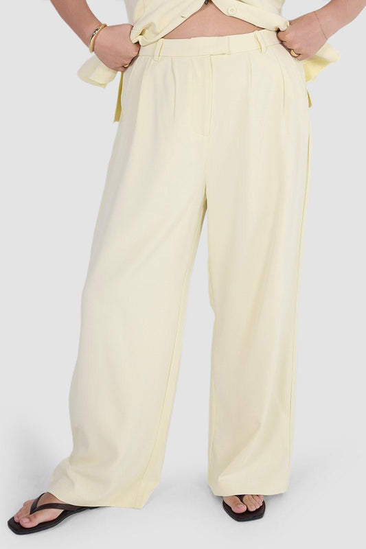 DOWNTOWN PANT BABY YELLOW - Fayt The Label