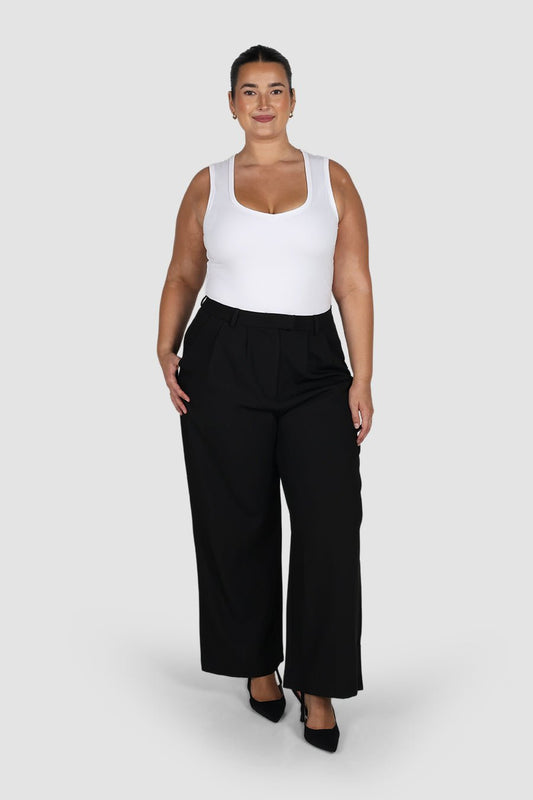 DOWNTOWN PANT BLACK - Fayt The Label