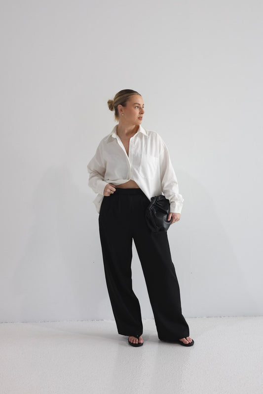 DOWNTOWN PANT BLACK - Fayt The Label