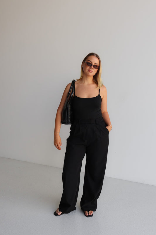 DOWNTOWN PANT BLACK - Fayt The Label