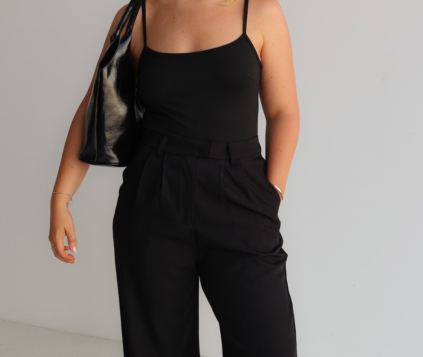 DOWNTOWN PANT BLACK - Fayt The Label