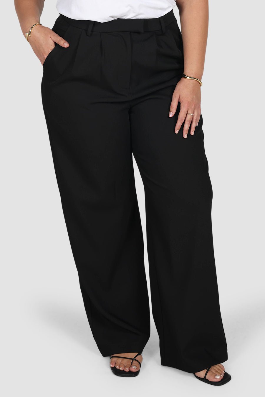 DOWNTOWN PANT BLACK TALL FIT - Fayt The Label