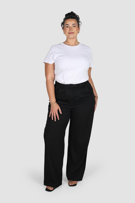 DOWNTOWN PANT BLACK TALL FIT - Fayt The Label