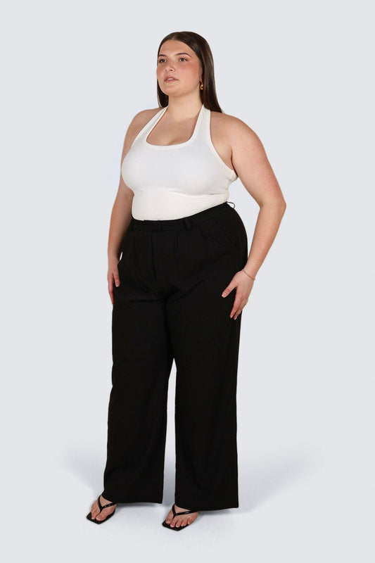 DOWNTOWN PANT BLACK TALL FIT - Fayt The Label