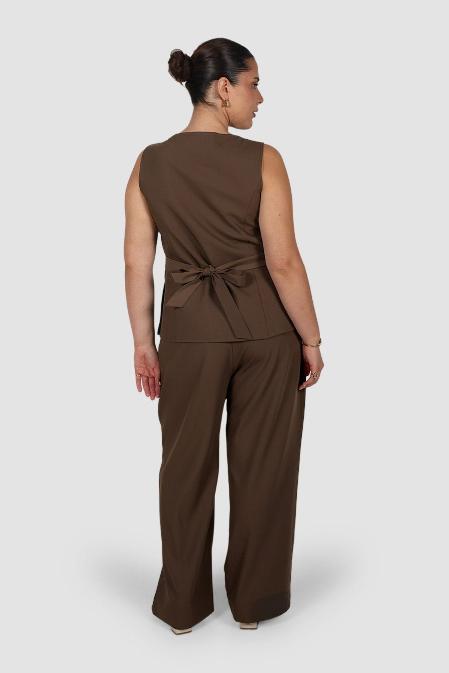 DOWNTOWN PANT CHOCOLATE - Fayt The Label