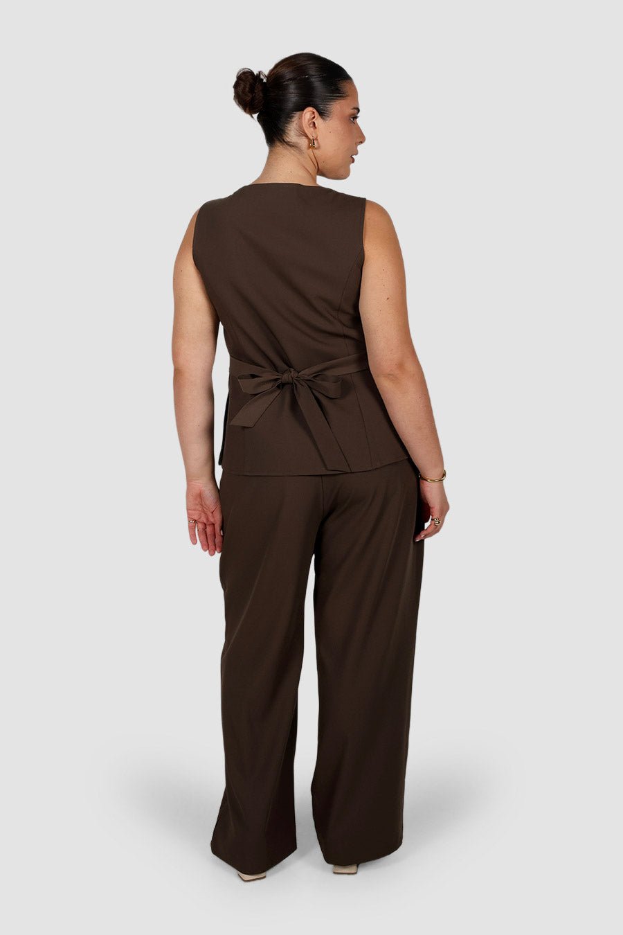 DOWNTOWN PANT CHOCOLATE - Fayt The Label