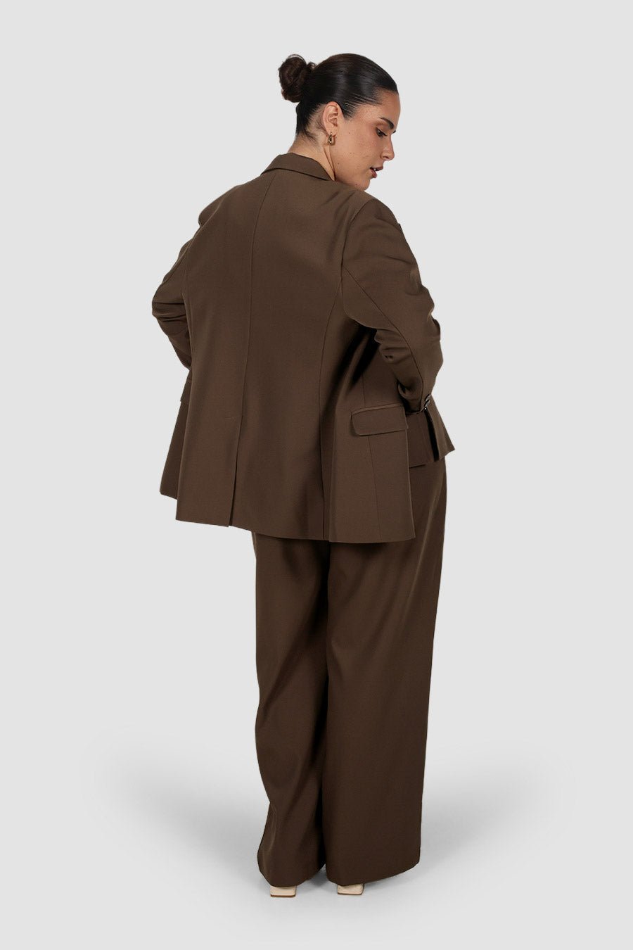 DOWNTOWN PANT CHOCOLATE - Fayt The Label