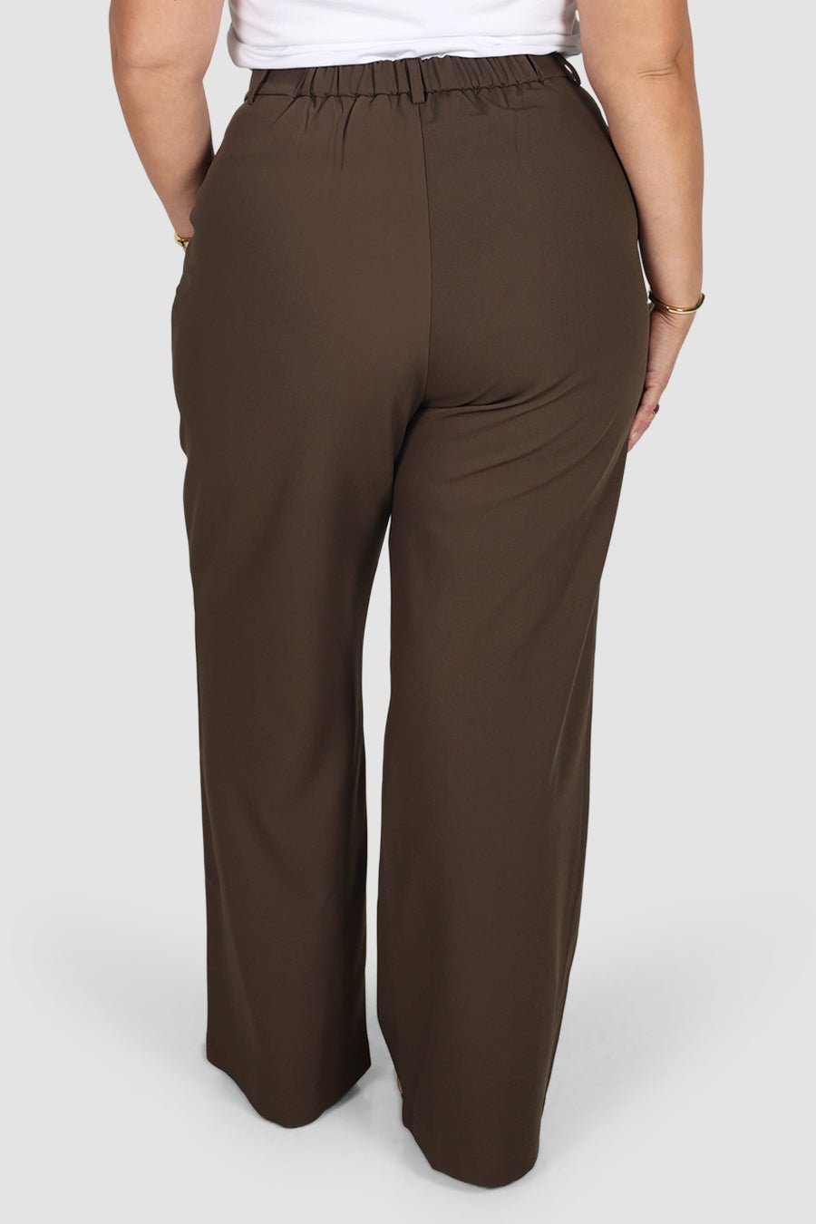 DOWNTOWN PANT CHOCOLATE TALL FIT - Fayt The Label