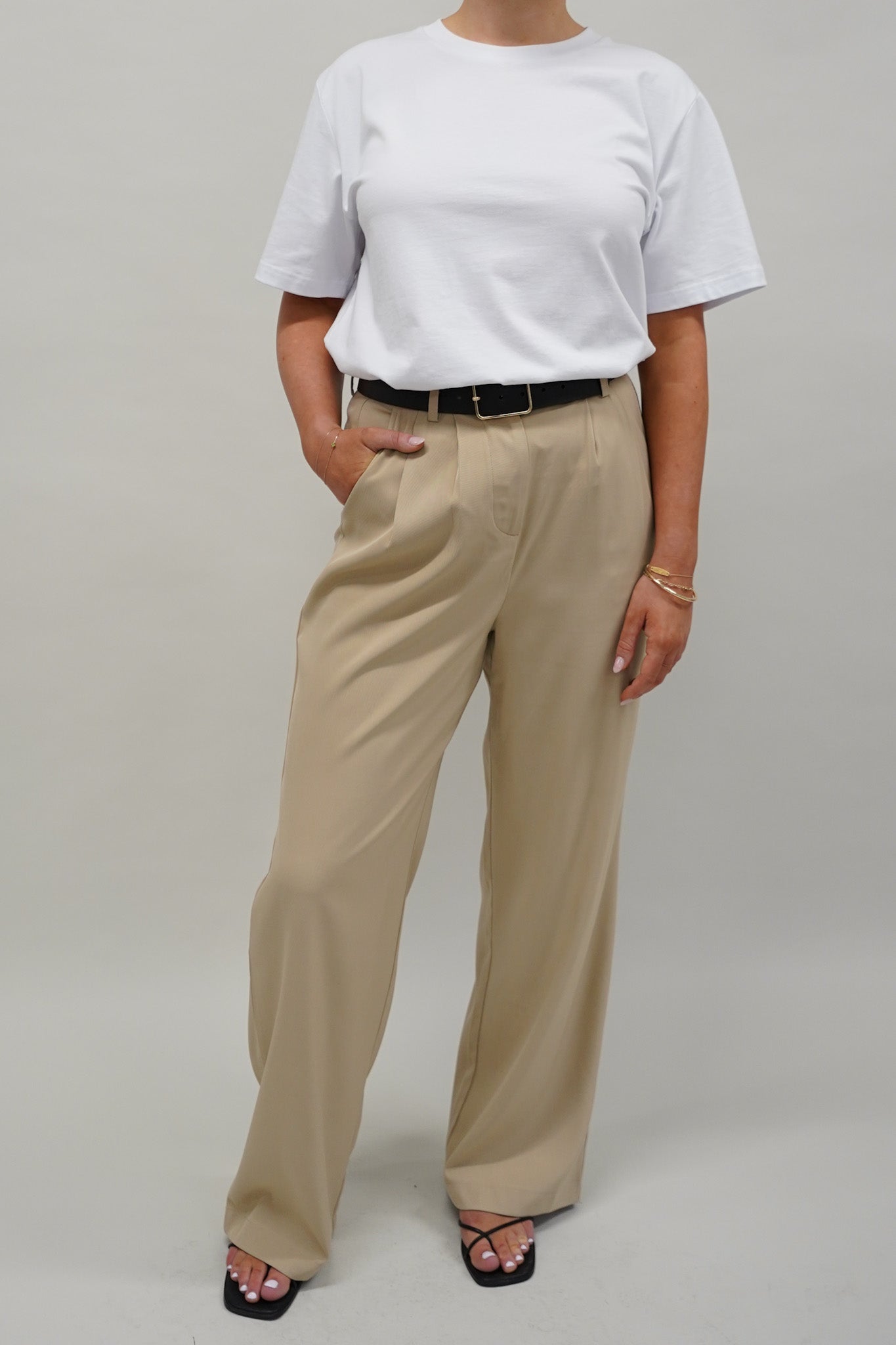 DOWNTOWN PANT COFFEE TALL FIT - Fayt The Label