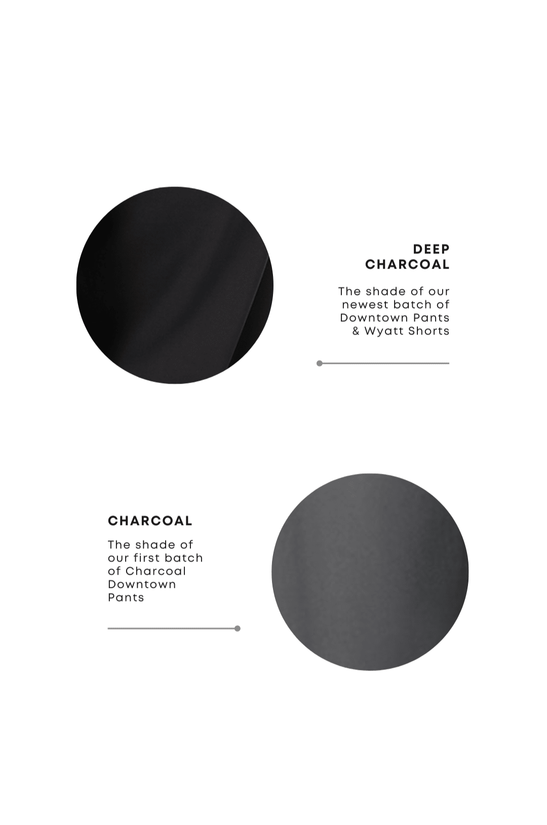DOWNTOWN PANT DEEP CHARCOAL - Fayt The Label