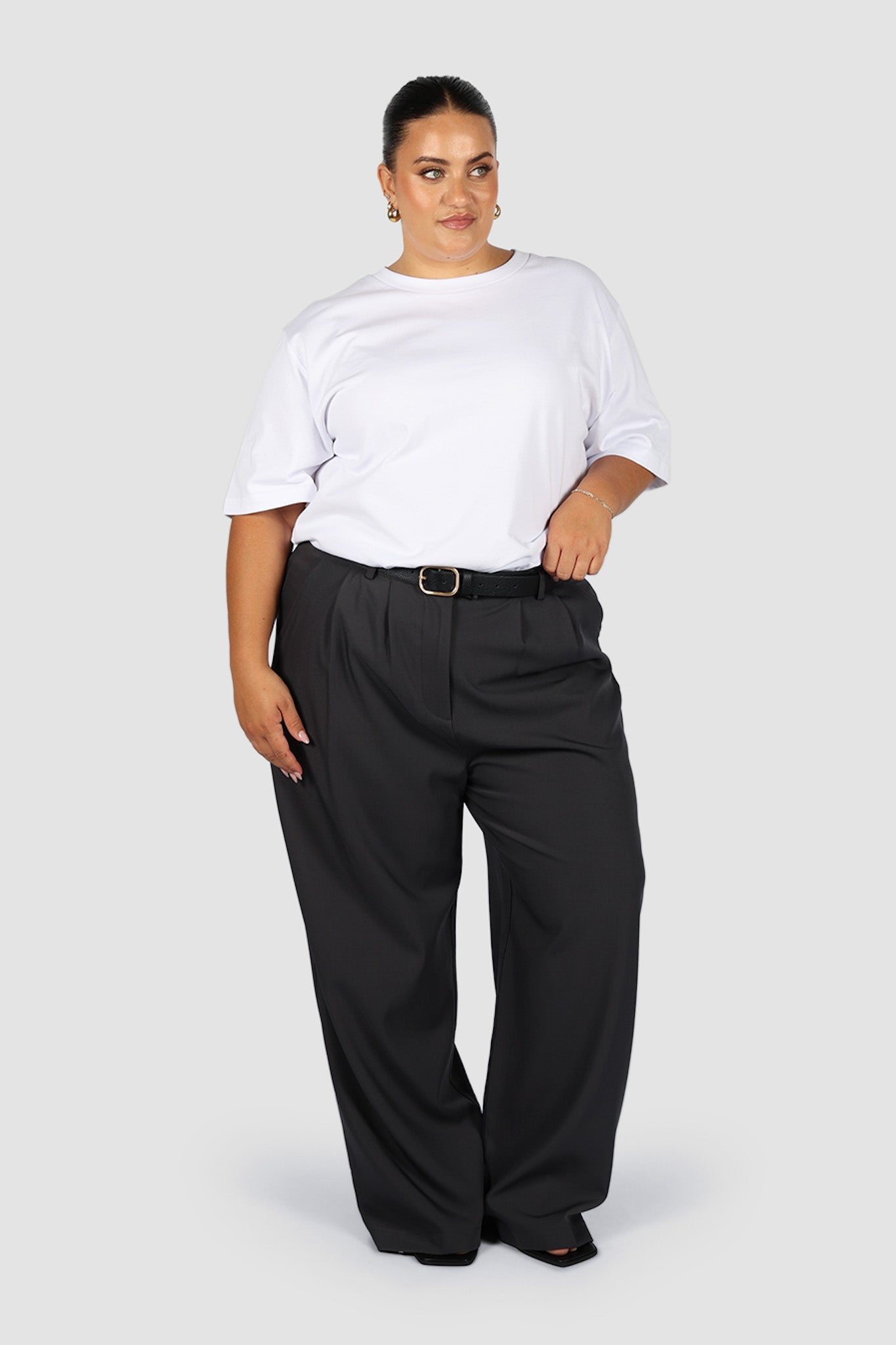 DOWNTOWN PANT DEEP CHARCOAL - Fayt The Label