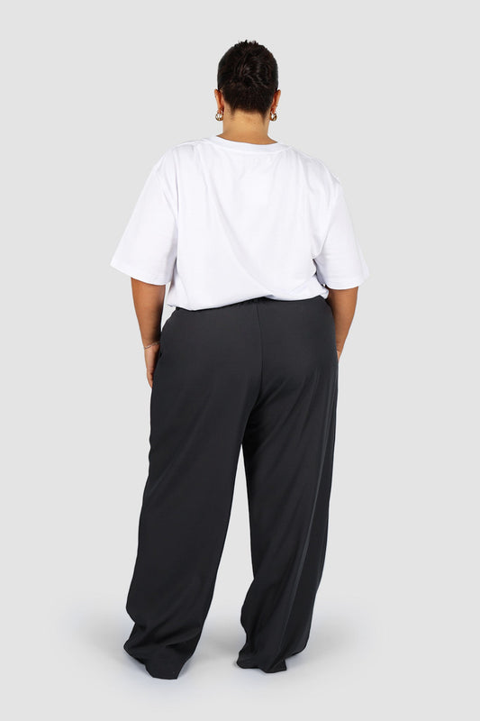 DOWNTOWN PANT DEEP CHARCOAL - Fayt The Label
