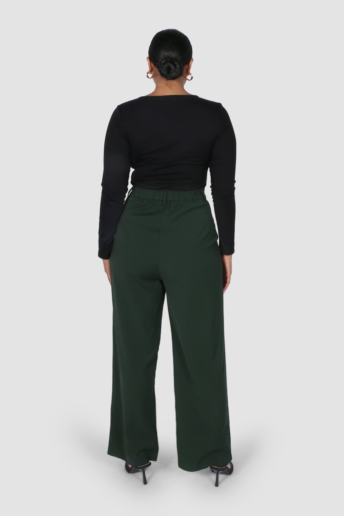 DOWNTOWN PANT DEEP GREEN - Fayt The Label