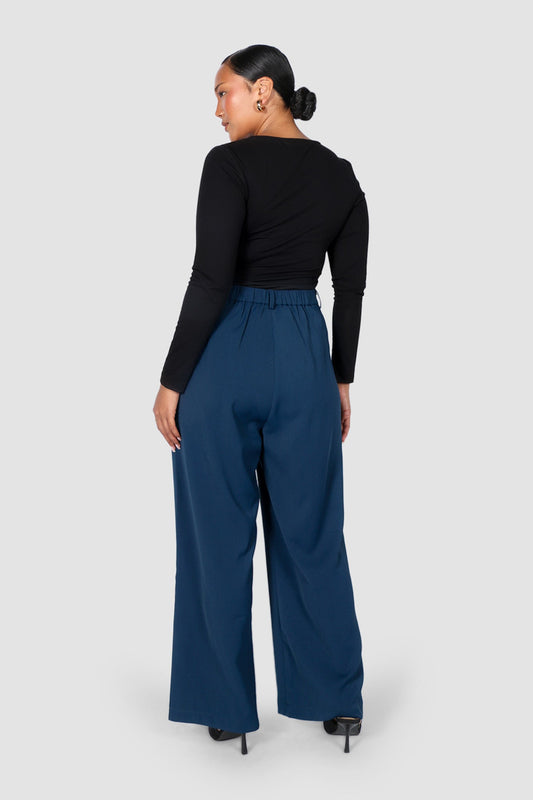 DOWNTOWN PANT DEEP OCEAN - Fayt The Label