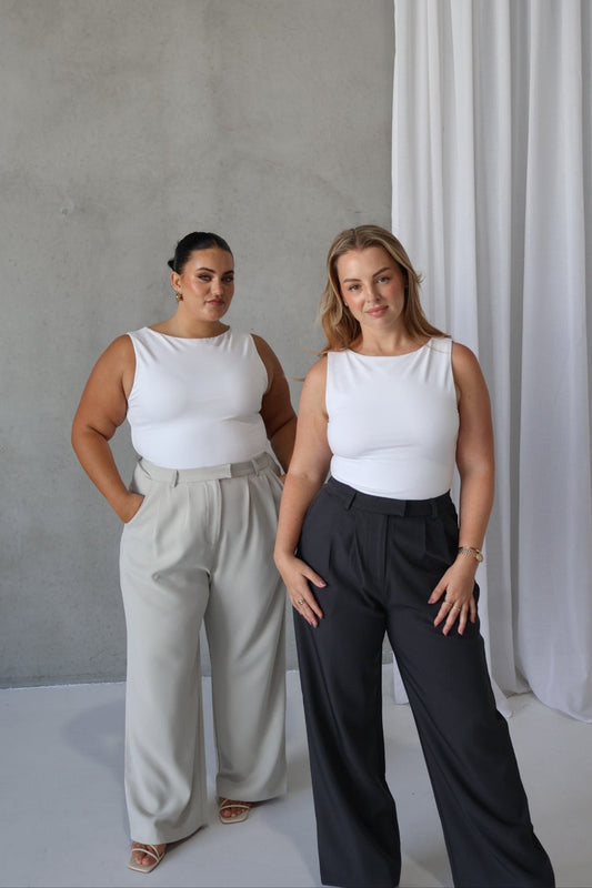 DOWNTOWN PANT ECRU - Fayt The Label