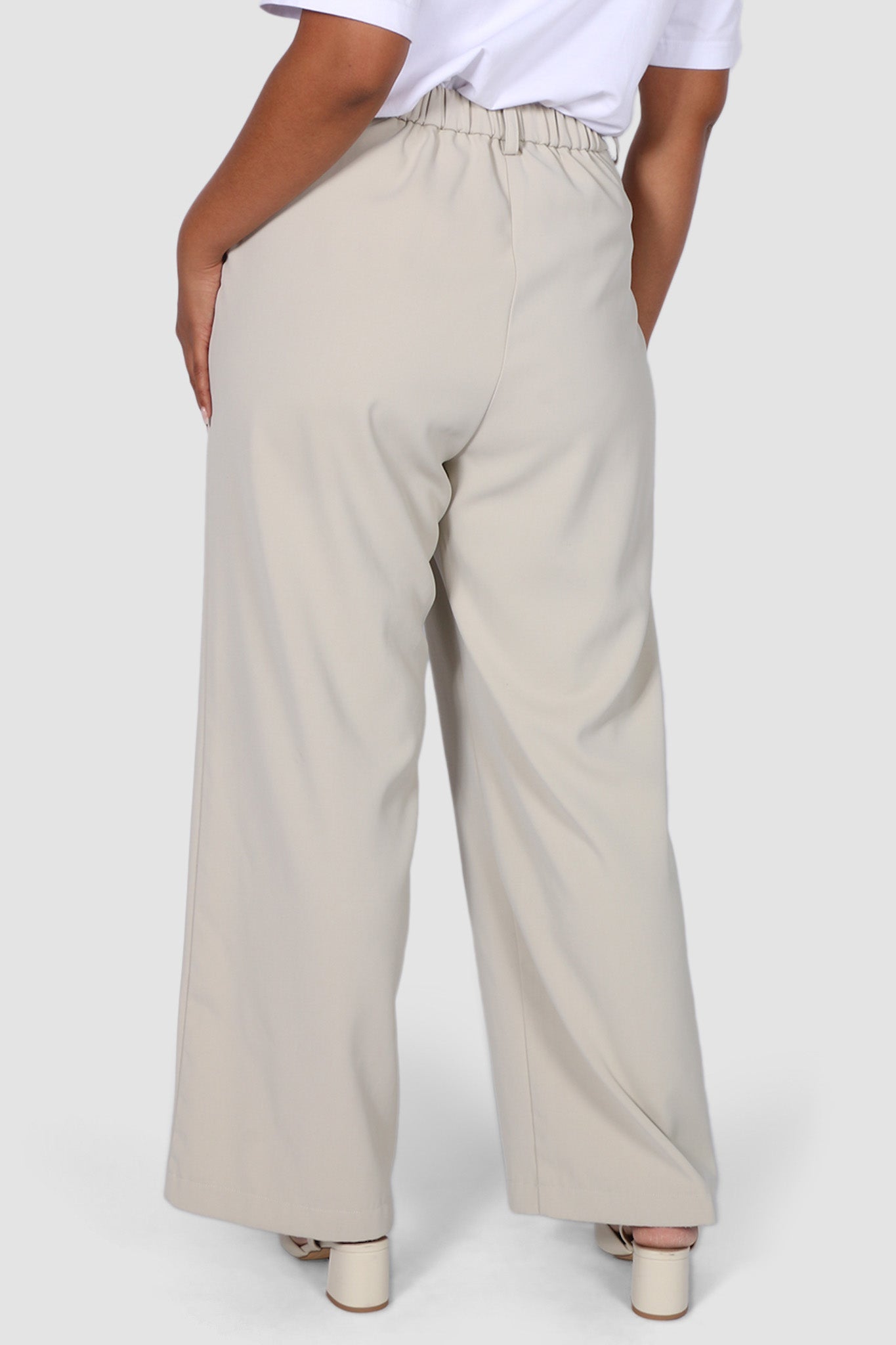 DOWNTOWN PANT ECRU - Fayt The Label