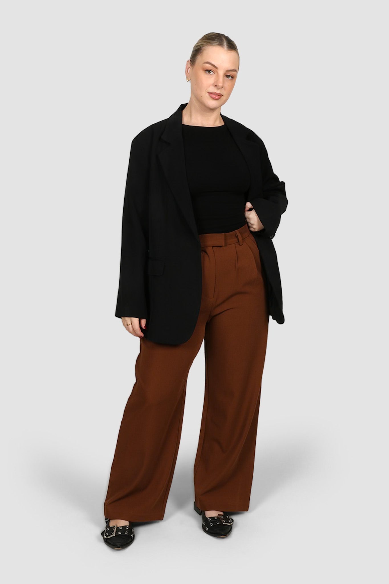 DOWNTOWN PANT RUST - Fayt The Label